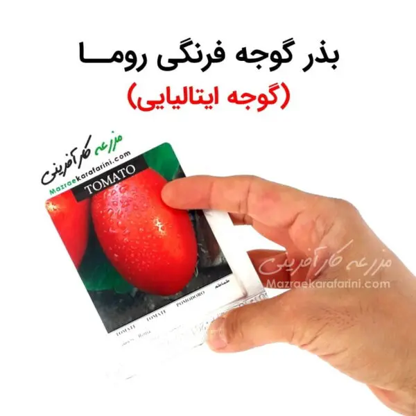 پاکت بذر گوجه فرنگی روما Roma Tomatoes مشهور به گوجه ایتالیایی